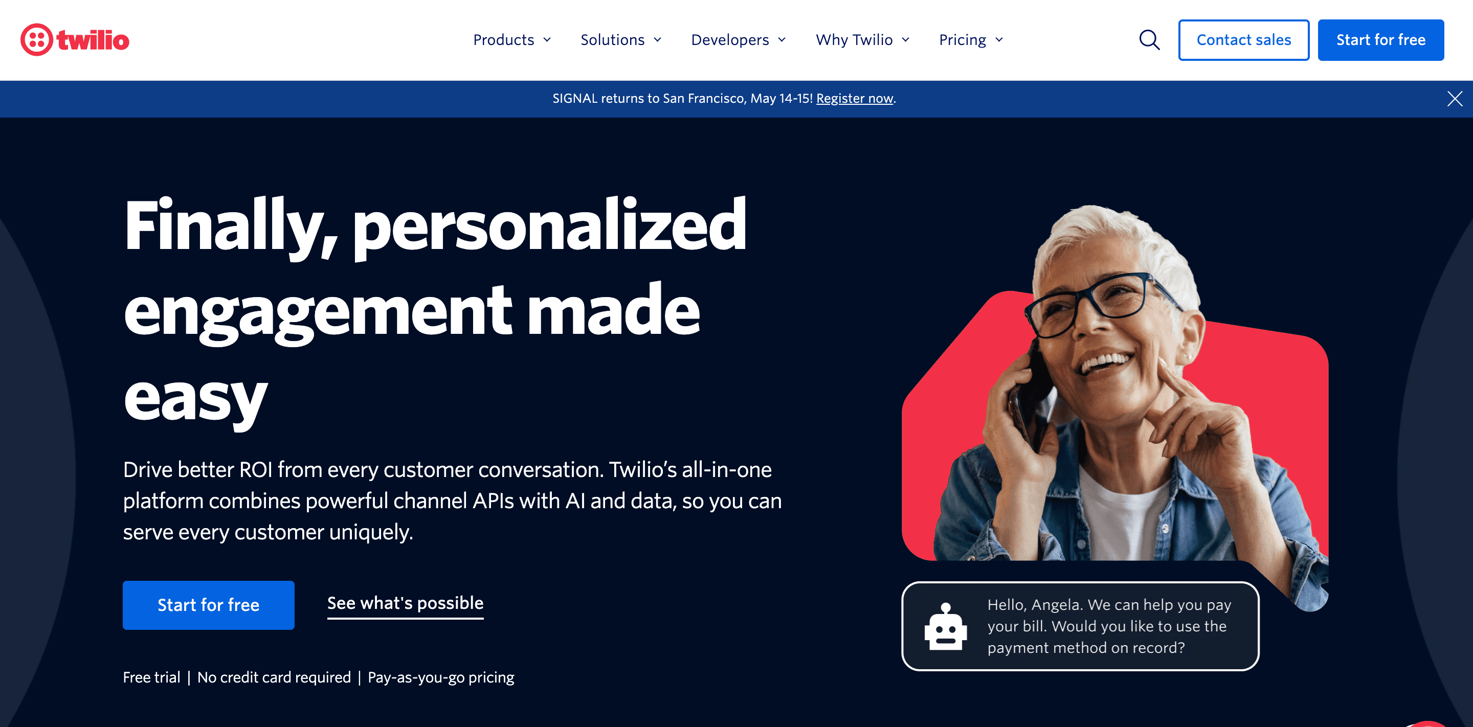 Best WhatsApp marketing tool - Twilio