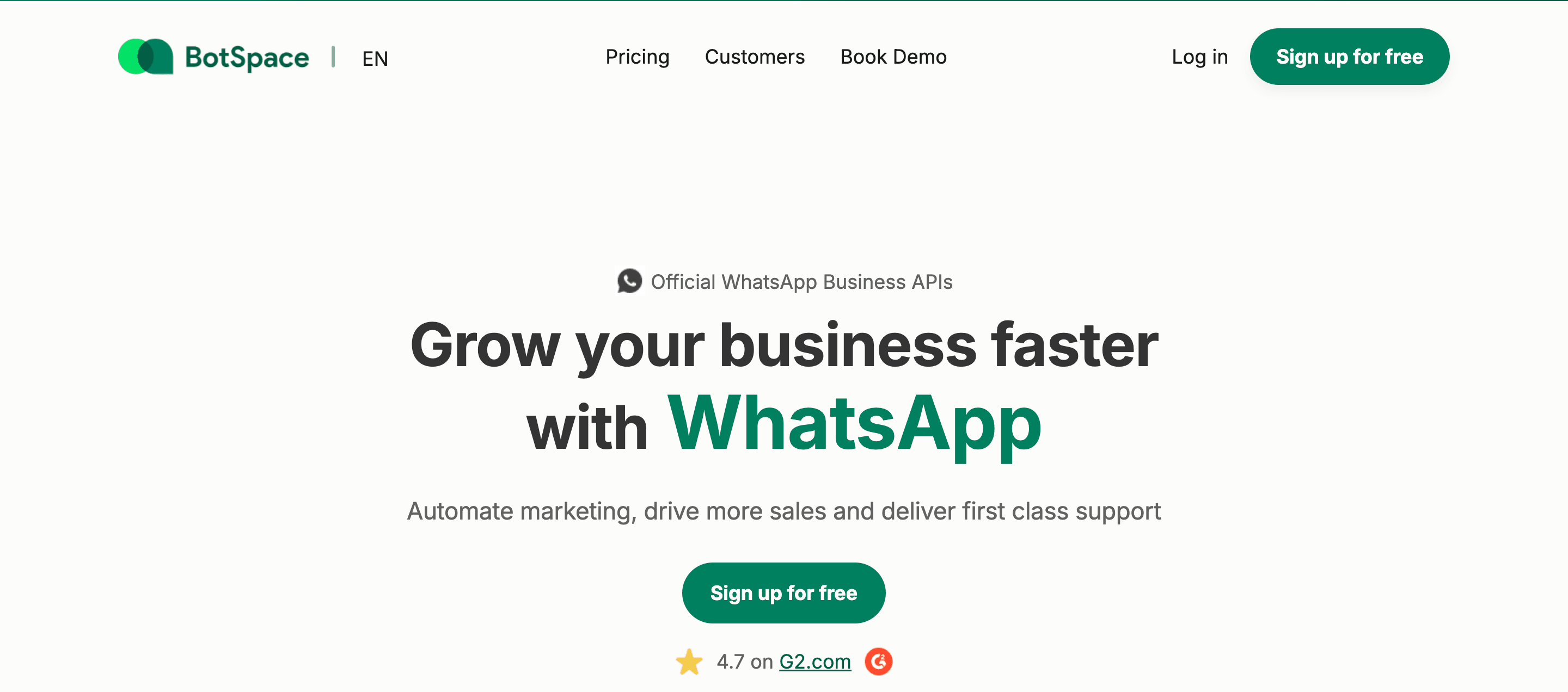 Best WhatsApp marketing tool - BotSpace