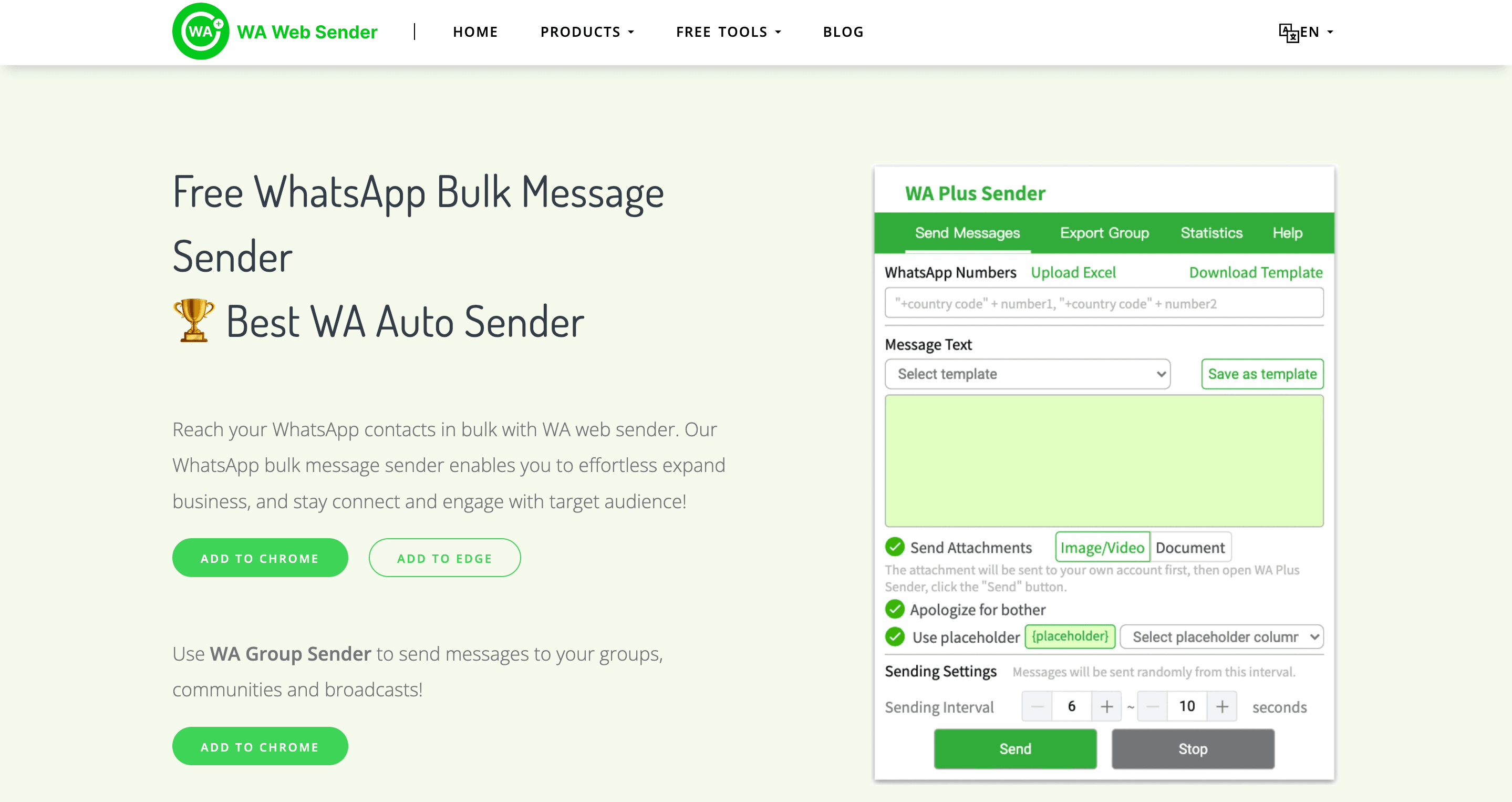 WhatsApp Bulk Message Senders - WA Web Sender
