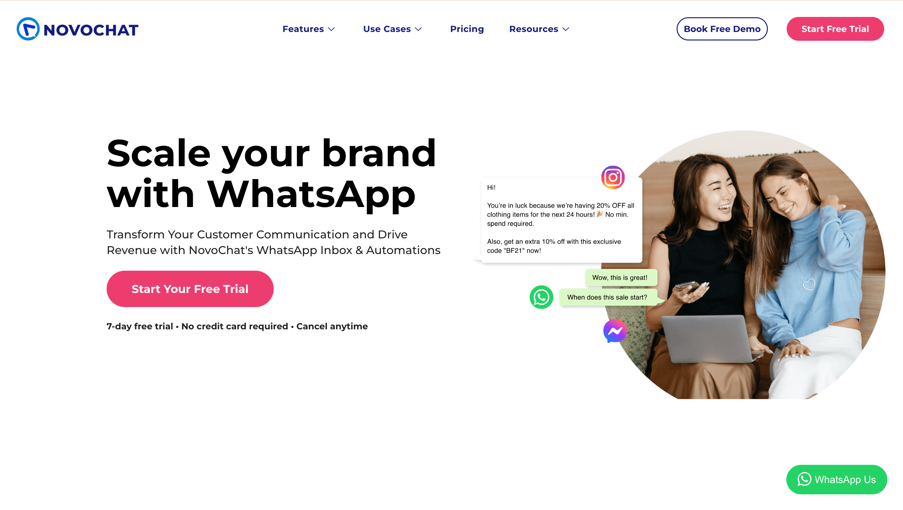 Best WhatsApp marketing tool - NovoChat
