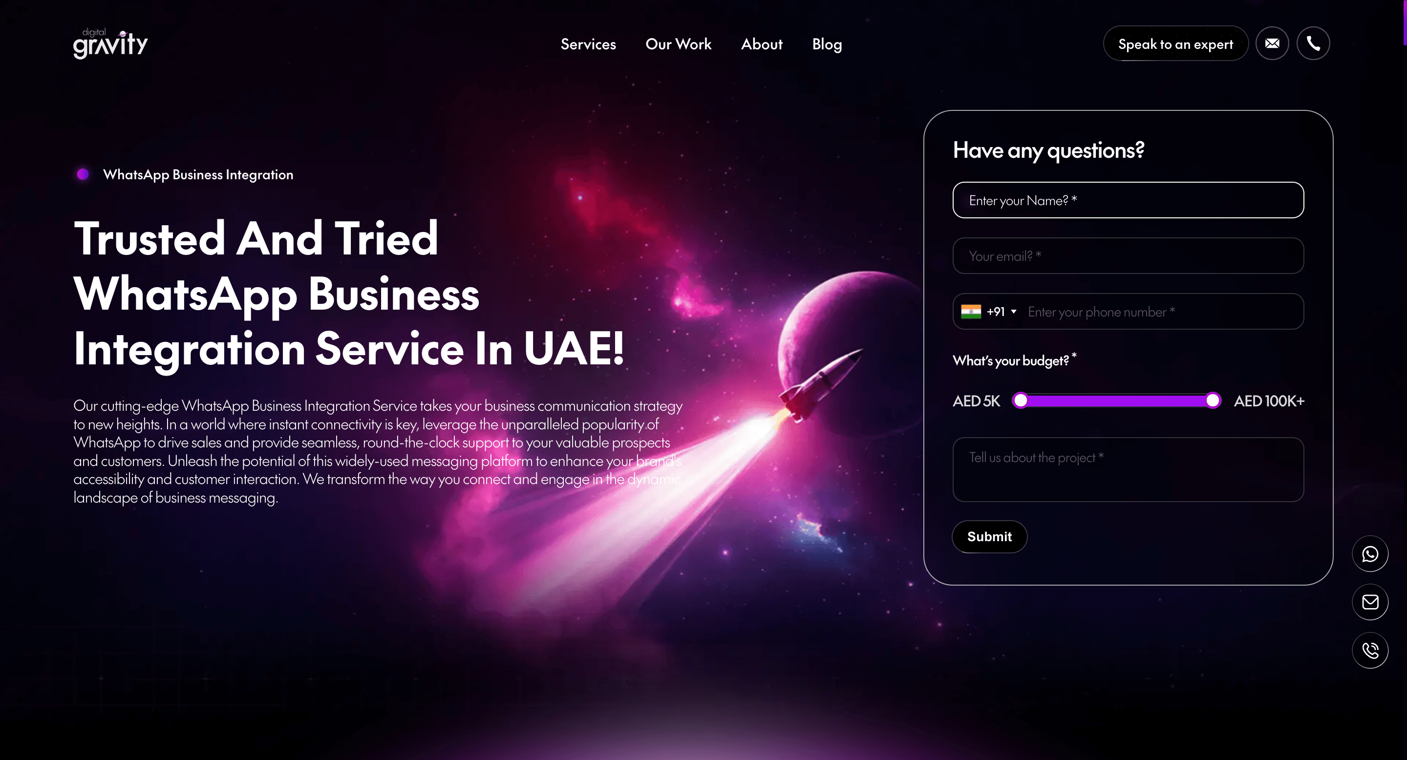 Top 50 WhatsApp API and WhatsApp Chatbot Providers in Dubai - Digital Gravity
