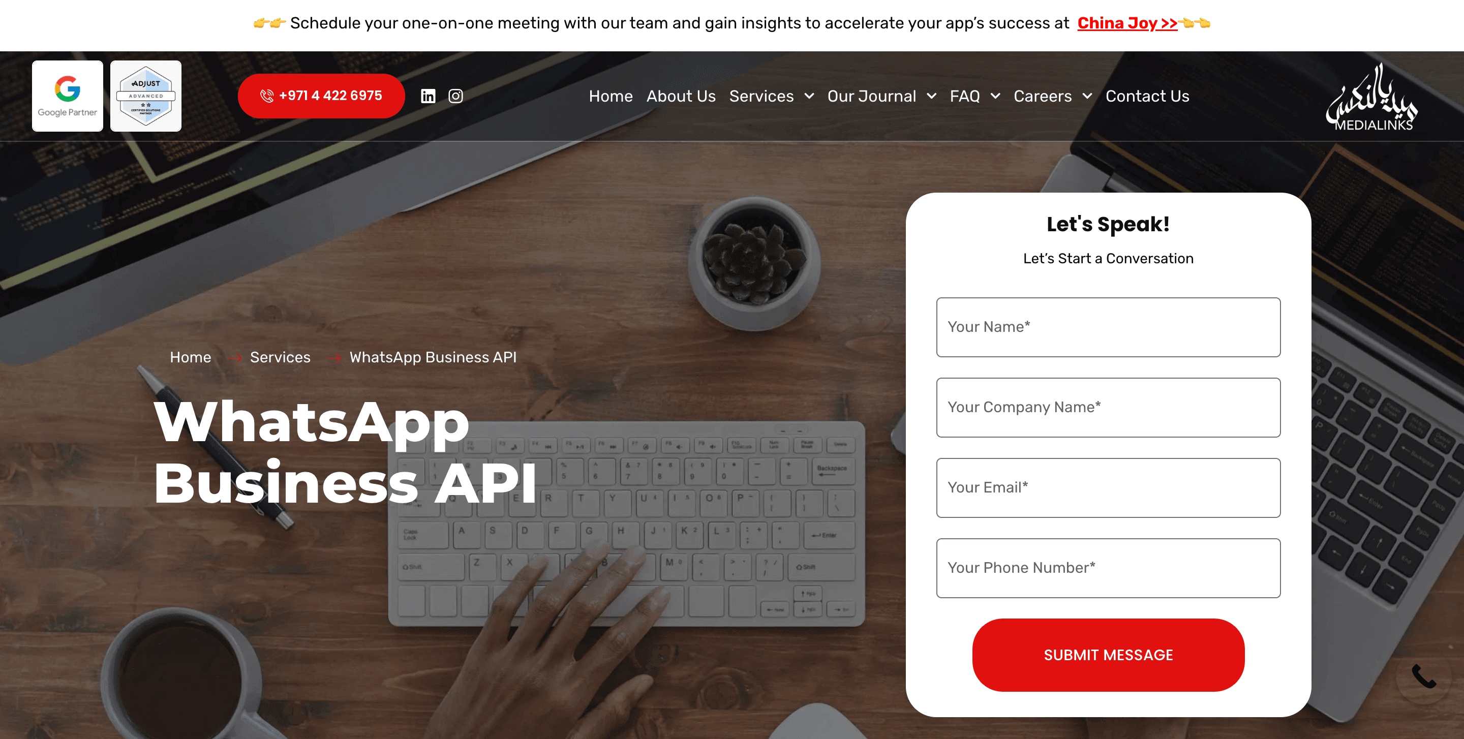Top 50 WhatsApp API and WhatsApp Chatbot Providers in Dubai - The Media Links