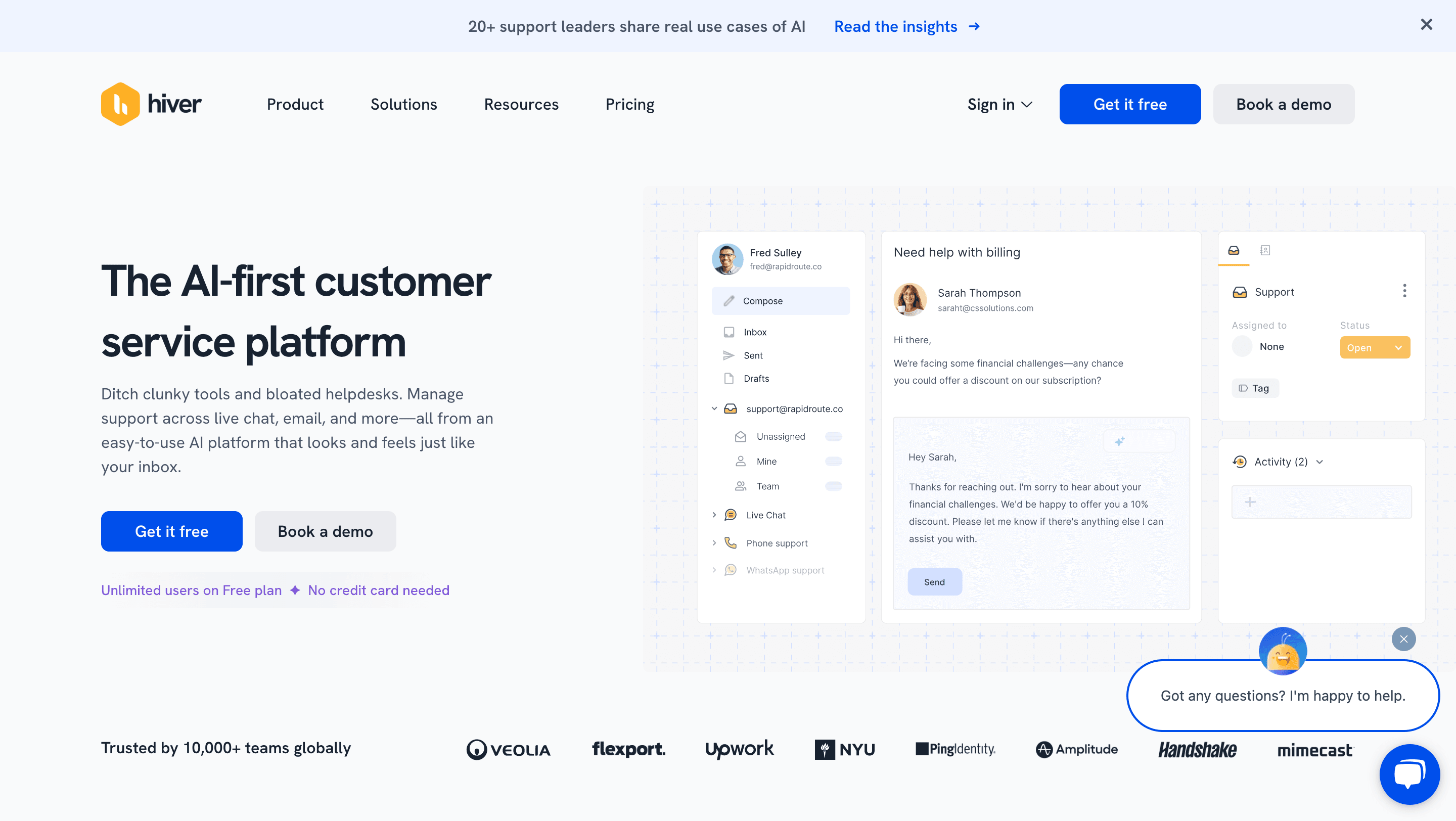 Top Customer Service Software - Hiver
