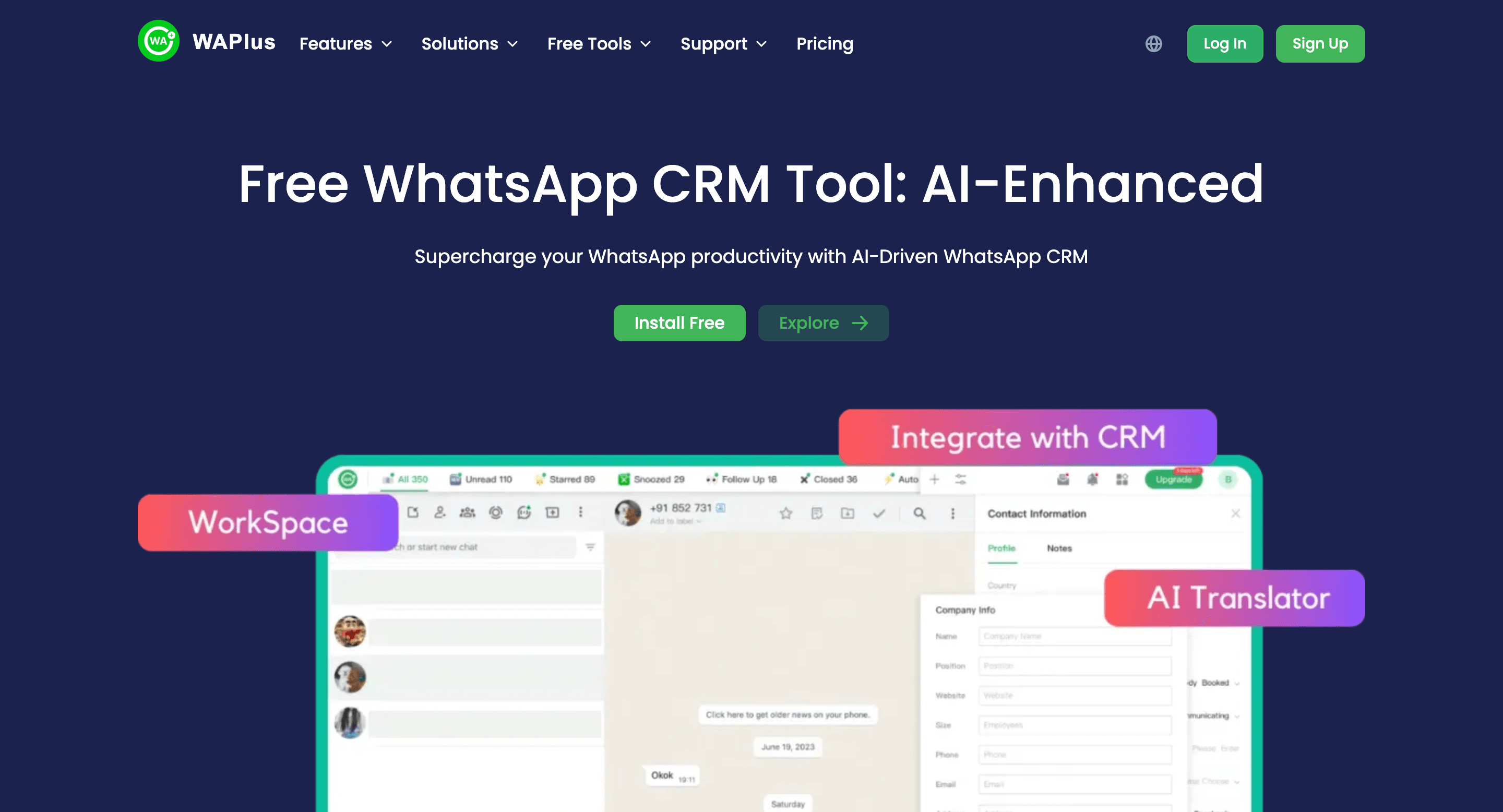 WhatsApp Message Scheduler - WAPlus CRM
