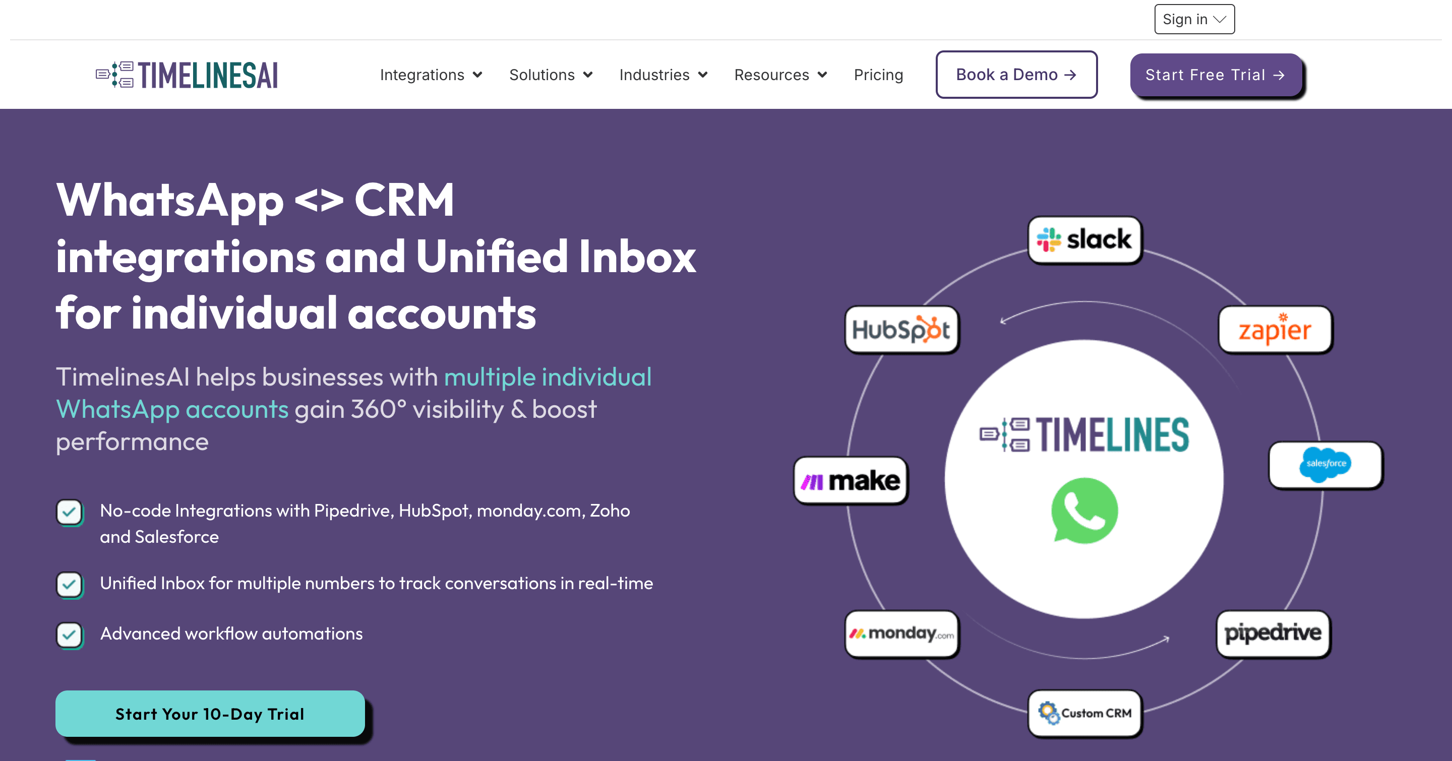 Best WhatsApp Automation Tools - TimelinesAI