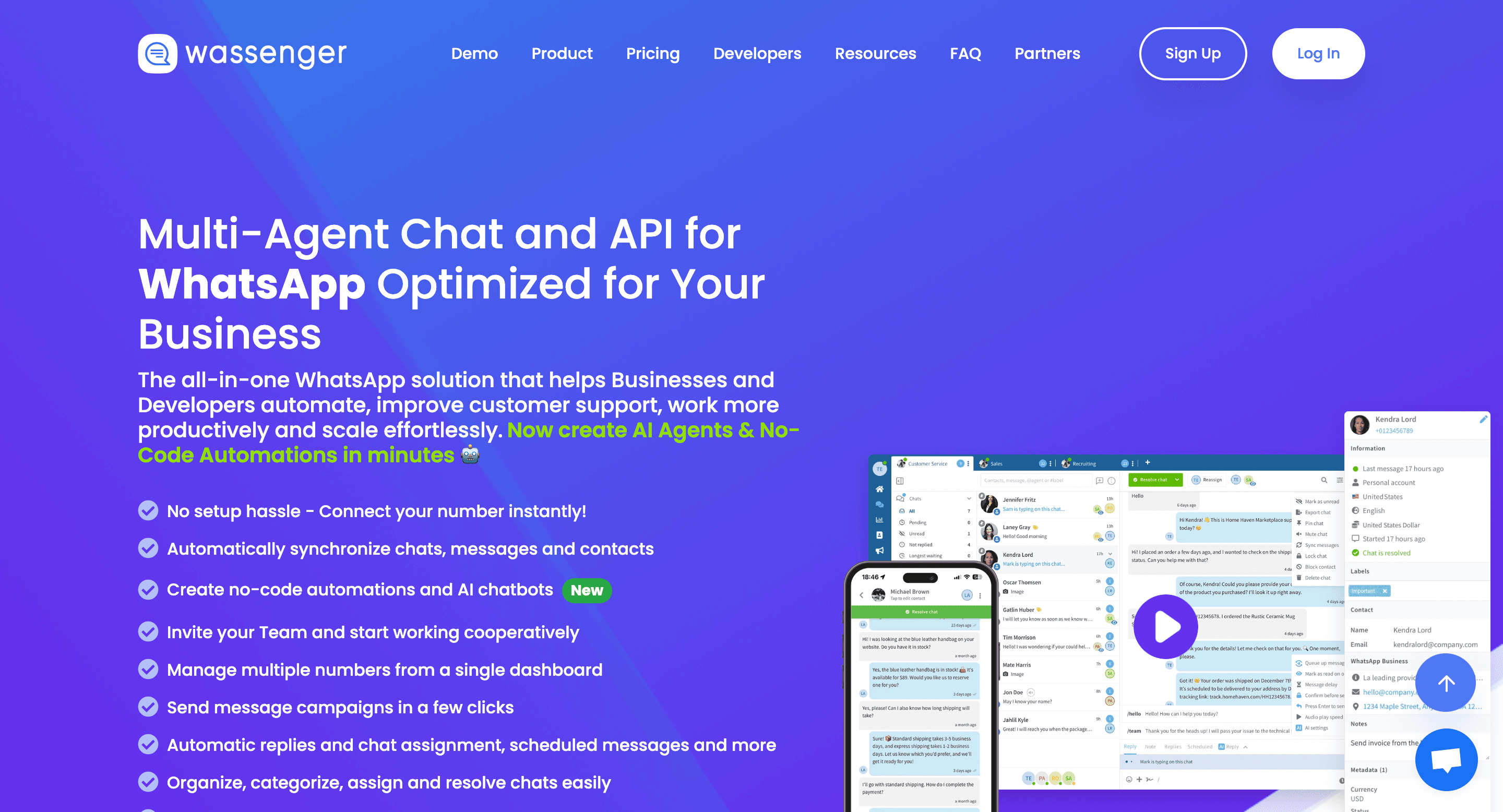 Best WhatsApp Broadcast Software - Wassenger