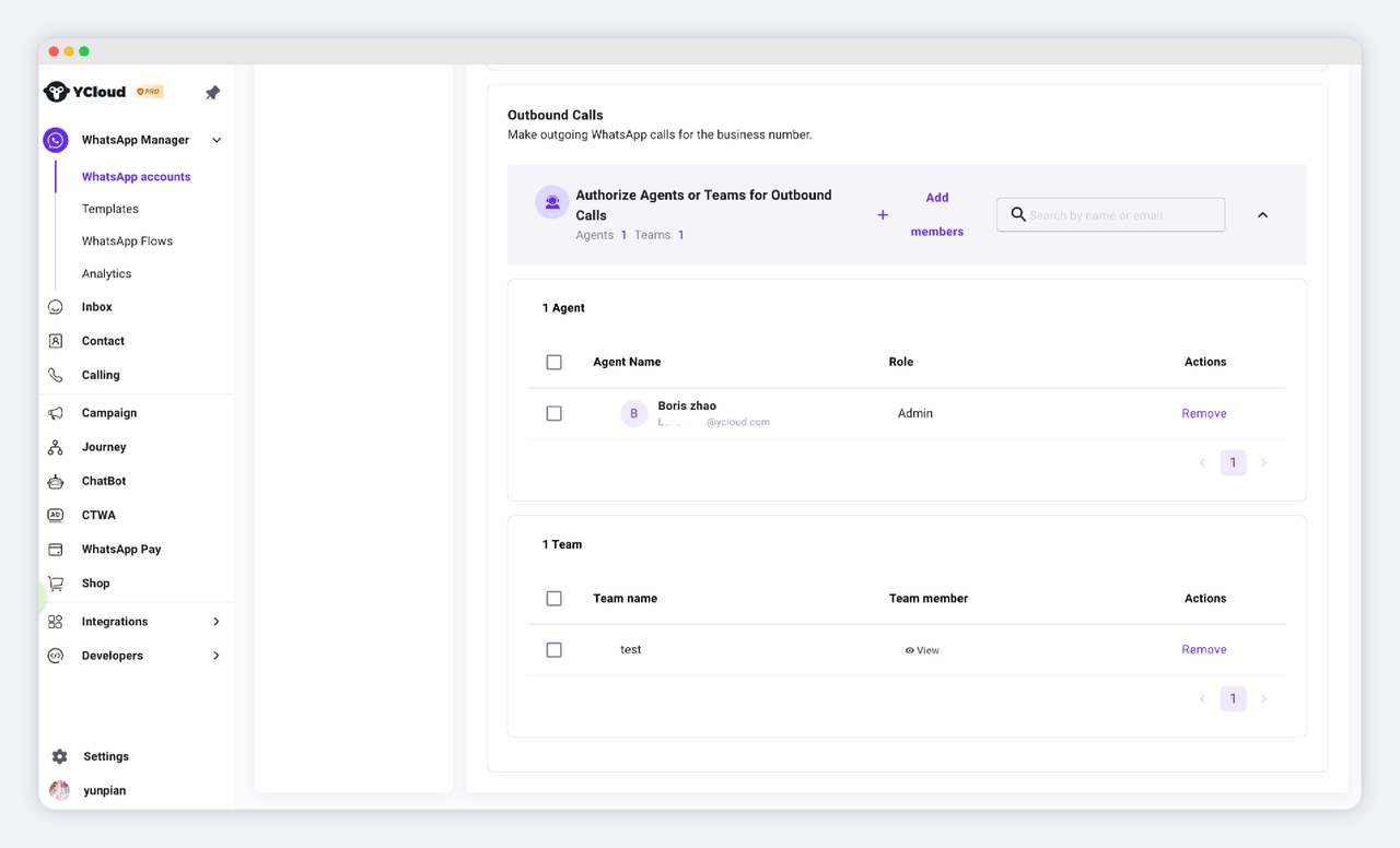 How to Enable WhatsApp Calling on YCloud