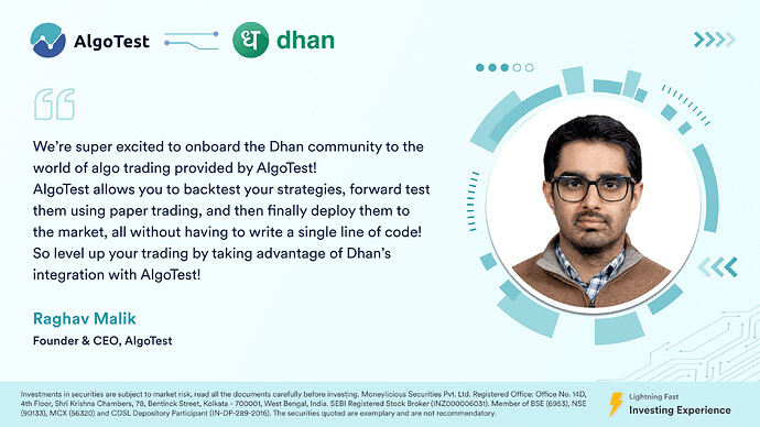 Official Notice From AlgoTest Founder