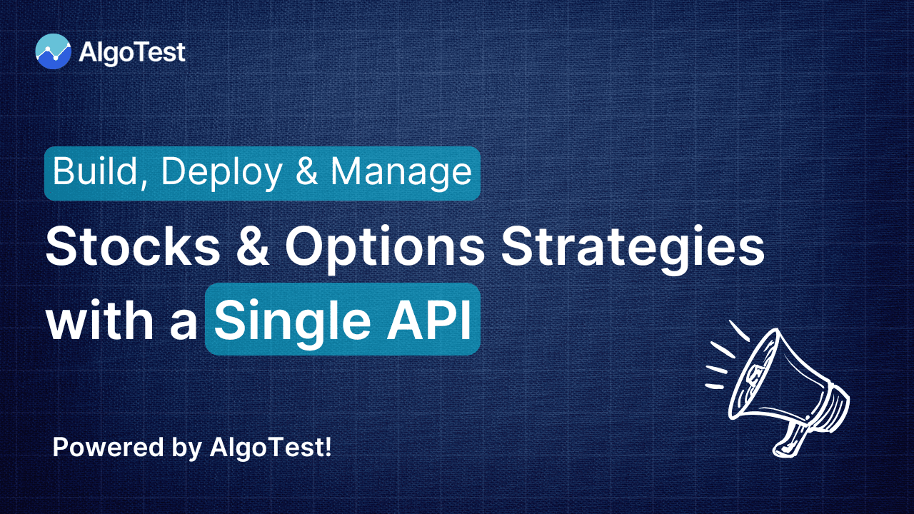 Build, Deploy & Manage Stocks & Options Strategies with a Single API