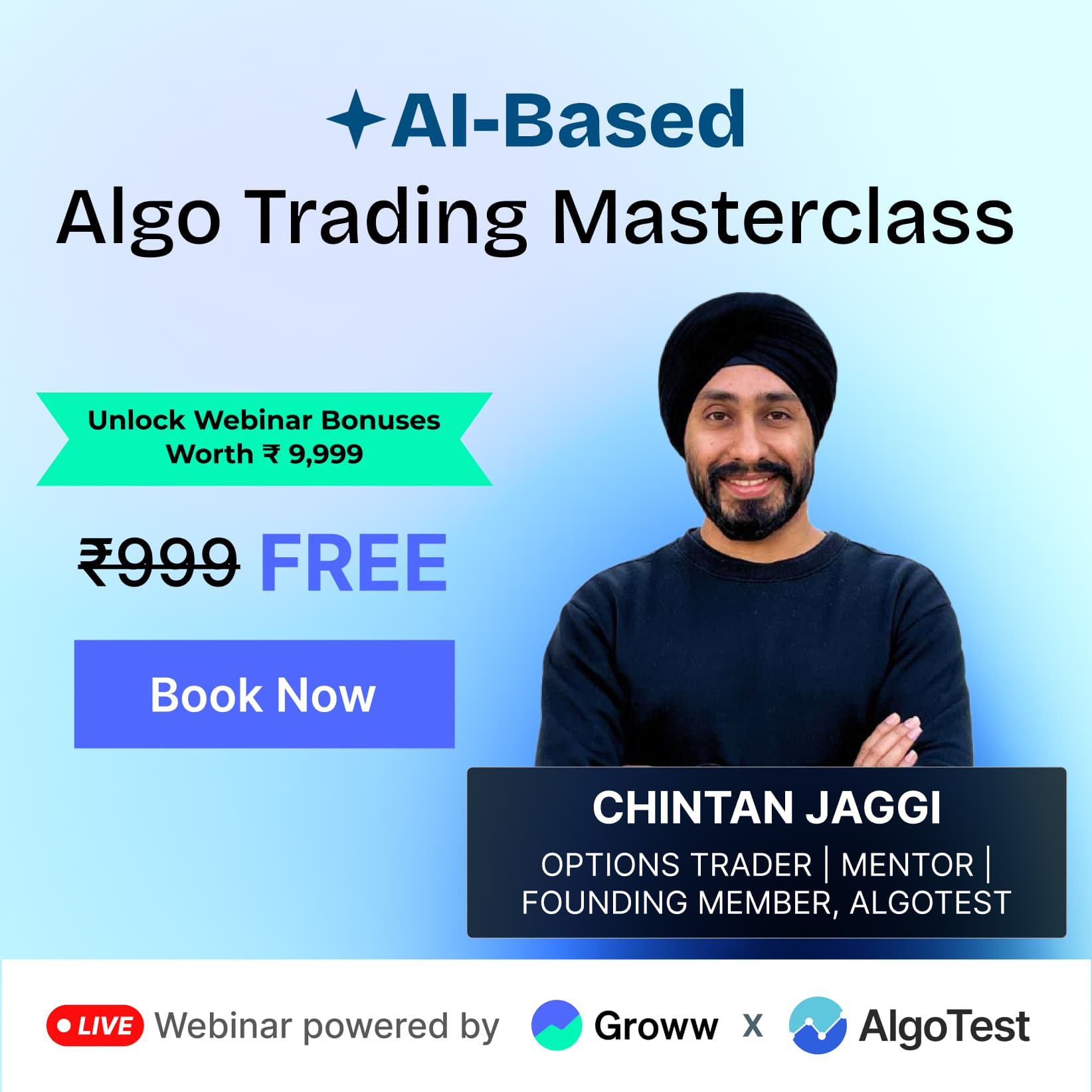 AI-Based Algo Trading Masterclass (Sponsored by Gr…