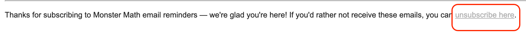 How can I opt out from receiving emails?

