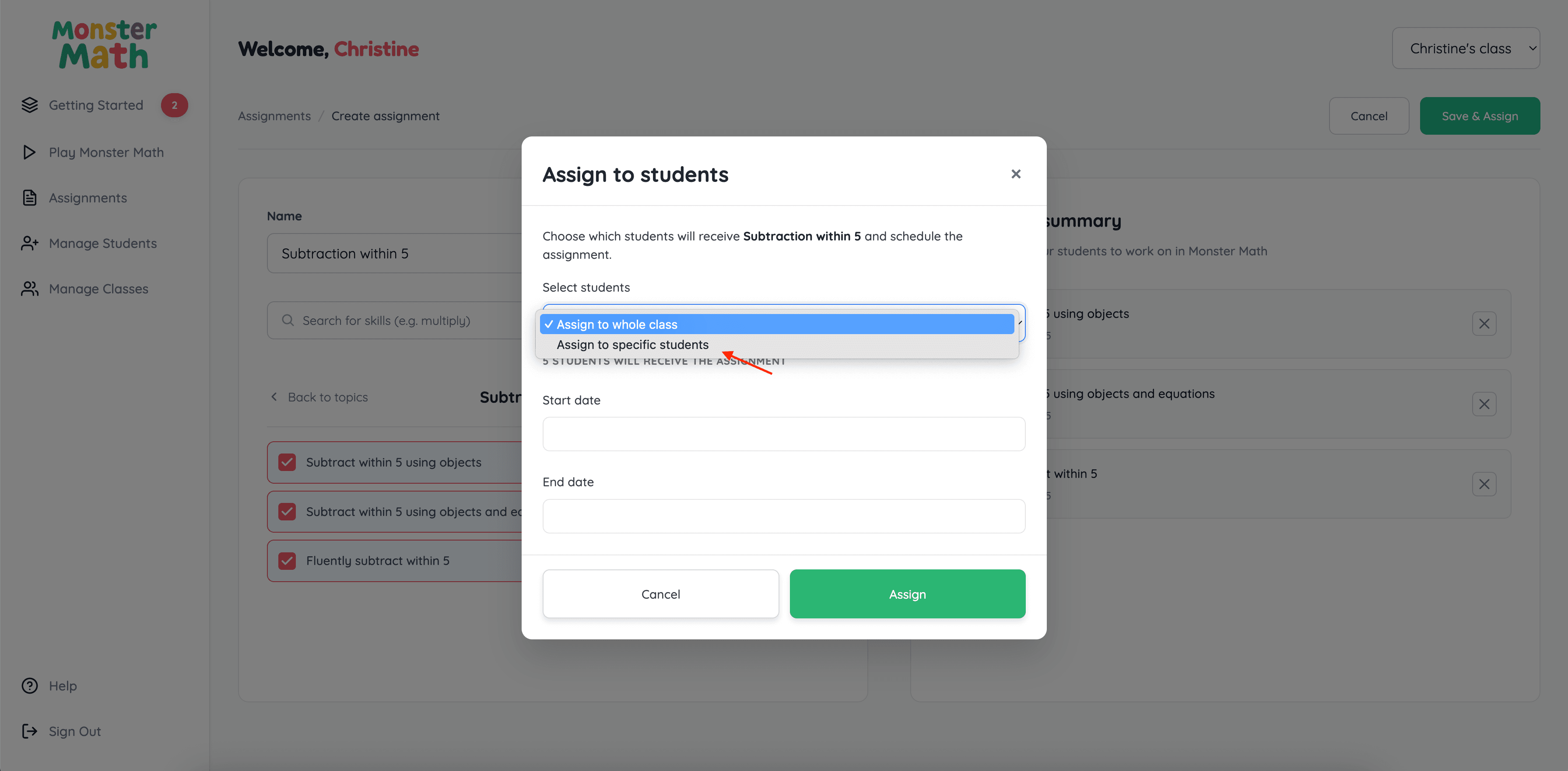 Assignments and Reports