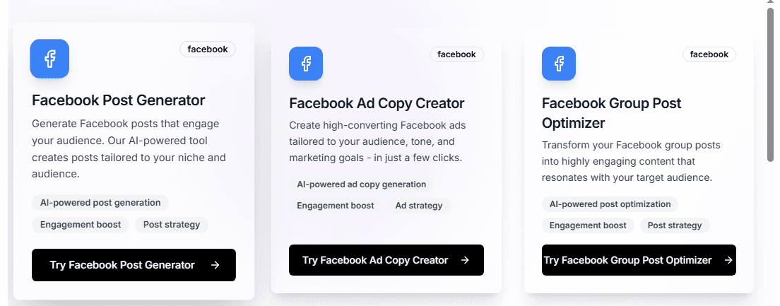 ai facebook growth tools